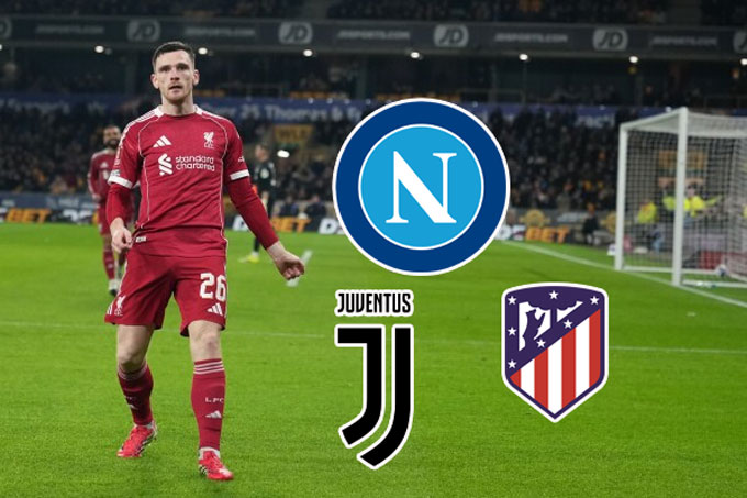 Ba “ông lớn” châu Âu tranh ký Andy Robertson rời Liverpool