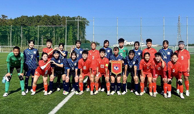 U17 nữ Việt Nam gây bất ngờ khi cầm hòa đội bóng Nhật Bản ngay trên đất khách