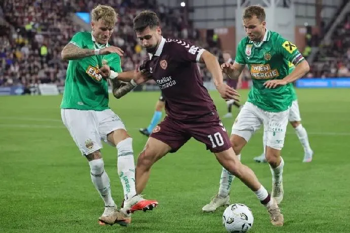Phân tích trận đấu Rapid Wien tiếp đón Hearts, 23h45 ngày 26/08: Khả năng chiến thắng của đội chủ nhà
